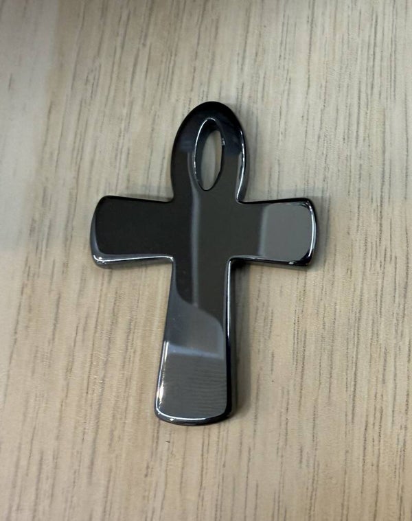 Pendentif Croix Egyptienne Hématite