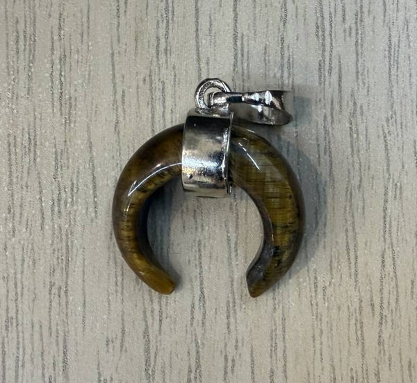 Pendentif Corne Oeil de Tigre
