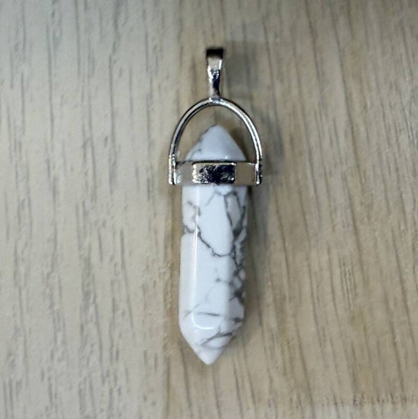 Pendentif  Pointe Howlite