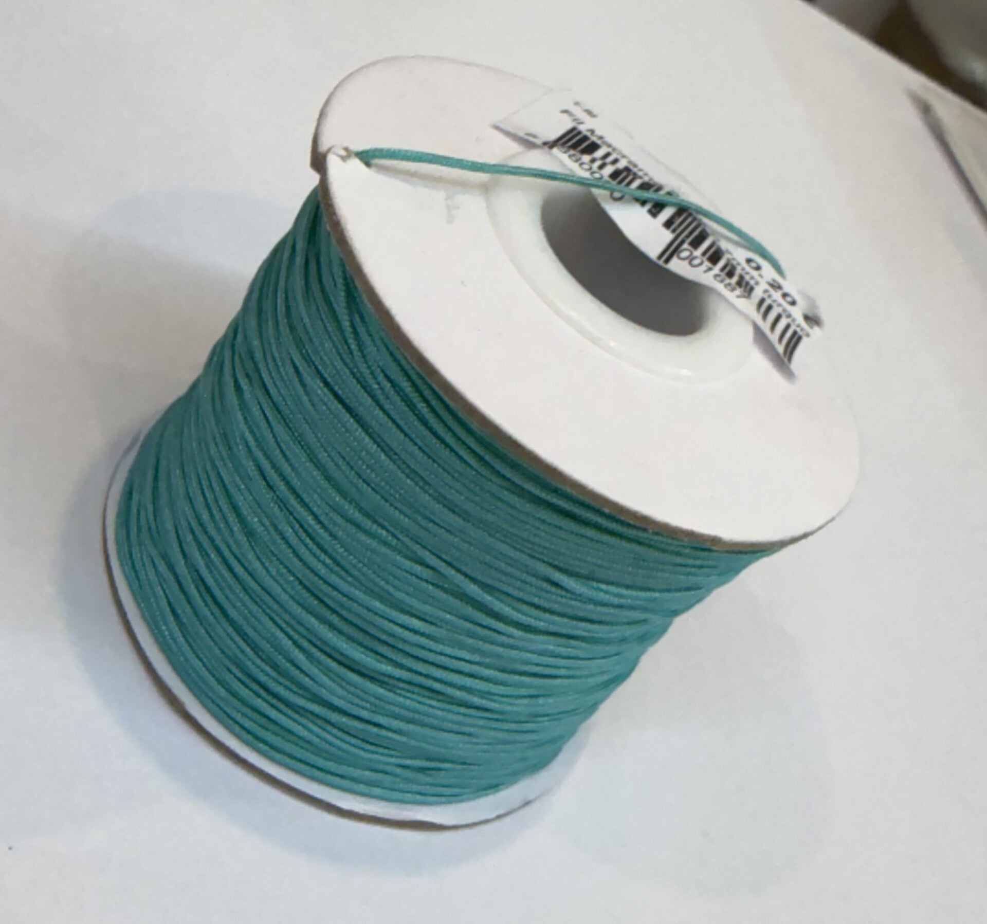 Fil Macramé au Mètre 0,7mm/130m Vert Turquoise