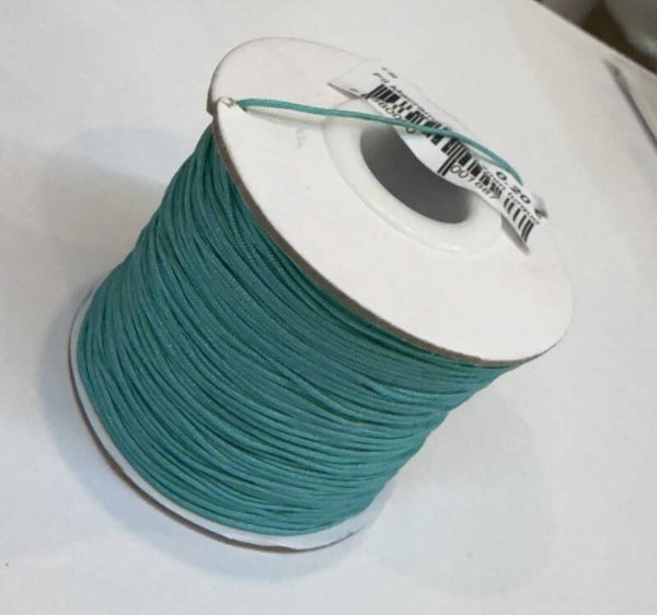 Fil Macramé au Mètre 0,7mm/130m Vert Turquoise