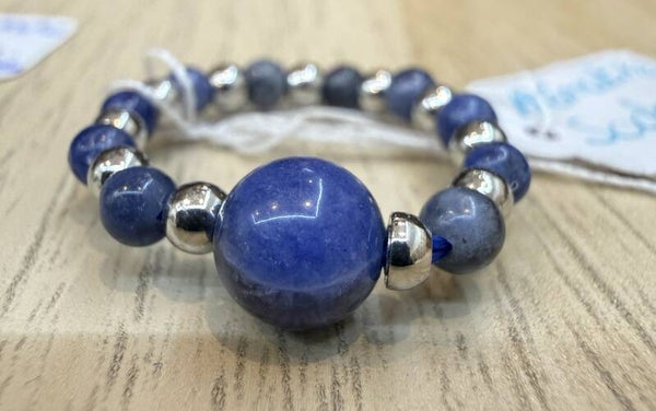 Bague  Hématite et Sodalite