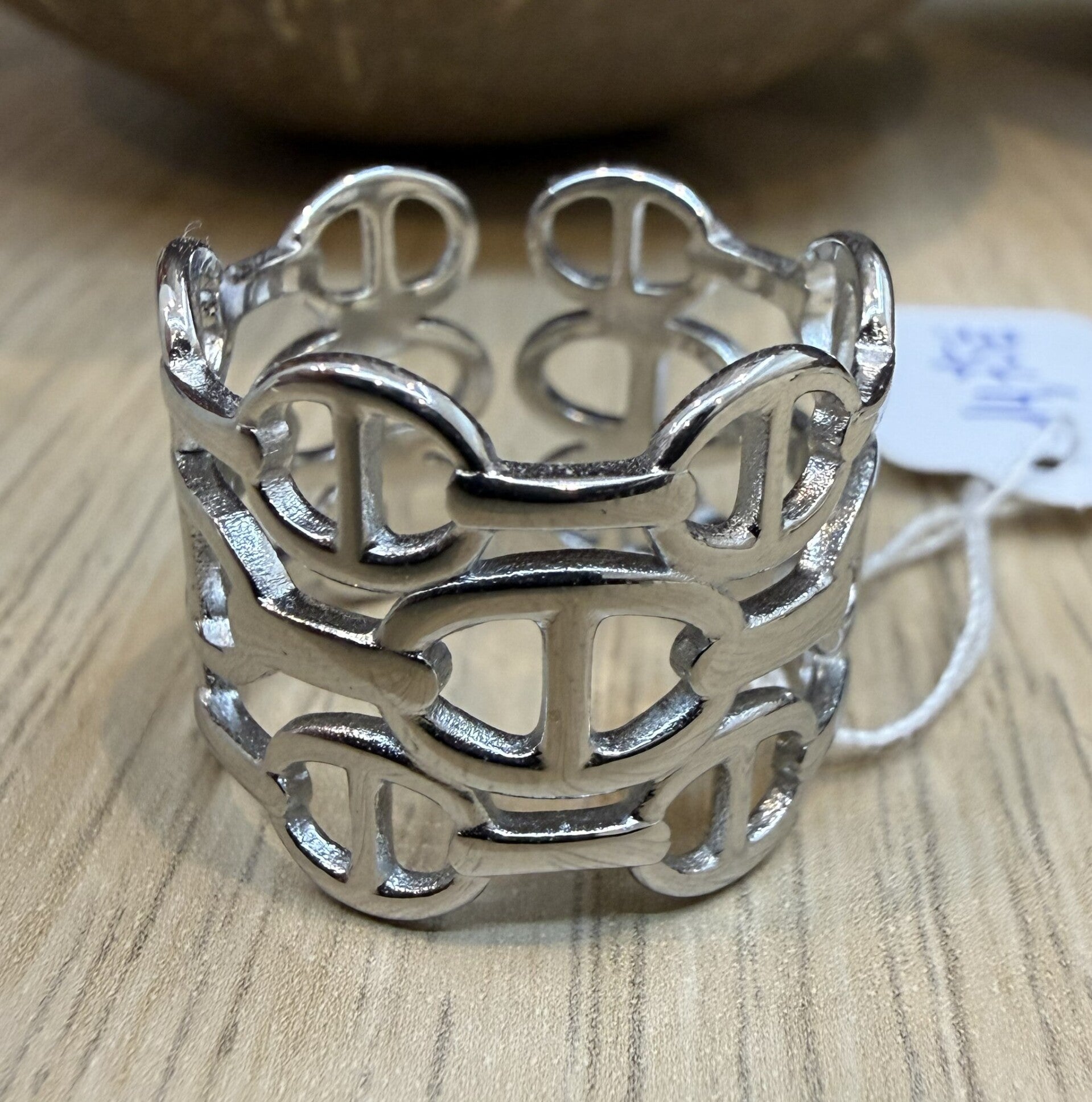 Bague argenté Acier Inoxydable modèle 01