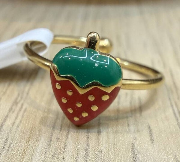Bague dorée Acier Inoxydable modèle 01