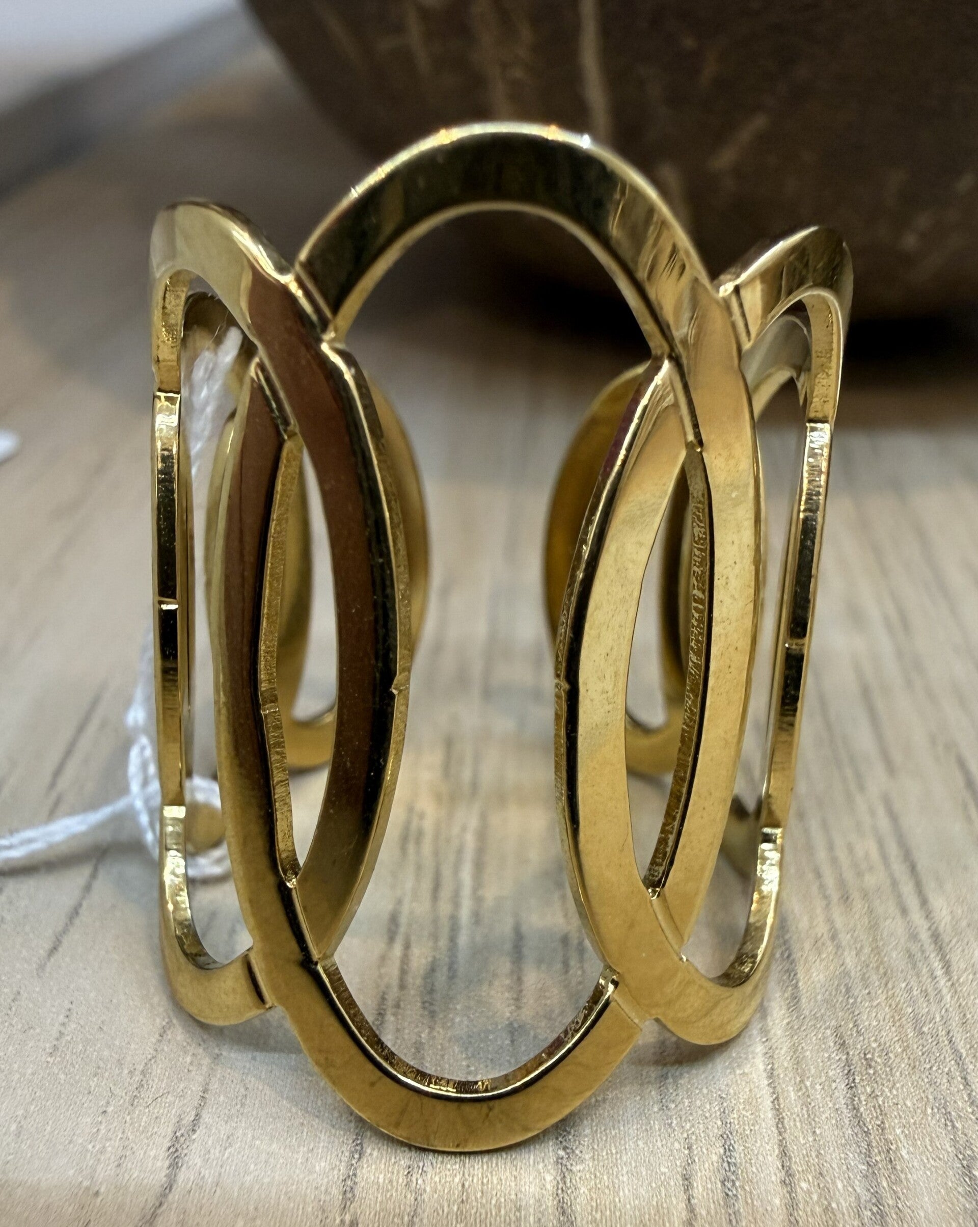 Bague Dorée en Acier Inoxydable modèle 13