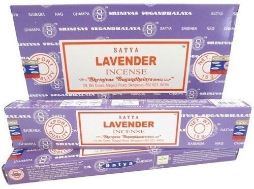 Bâtons d'encens Satya Lavande 15g