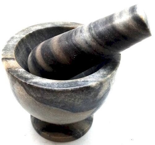 Mortier Marbre Zèbre 10cm