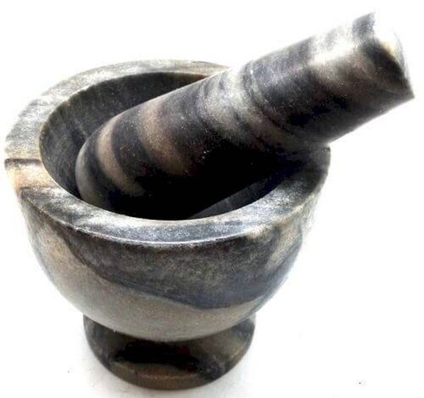 Mortier Marbre Zèbre 10cm