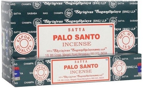 Bâtons d'encens Satya Palo Santo 15g
