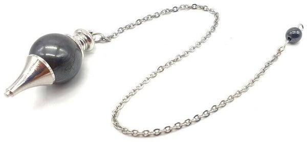 Pendule sphère Hématite 4cm