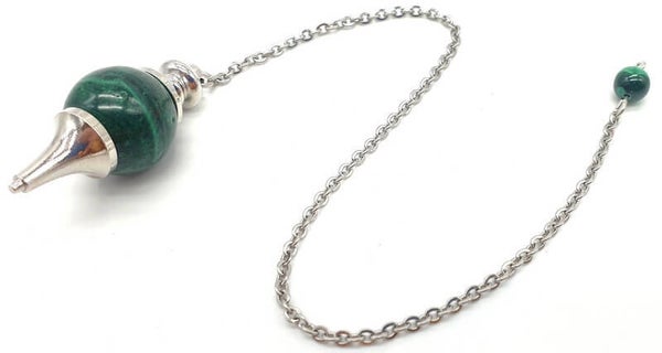 Pendule sphère Malachite