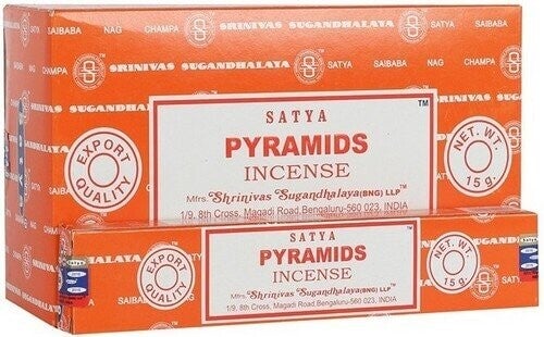 Bâtons d'encens Satya Pyramides 15g