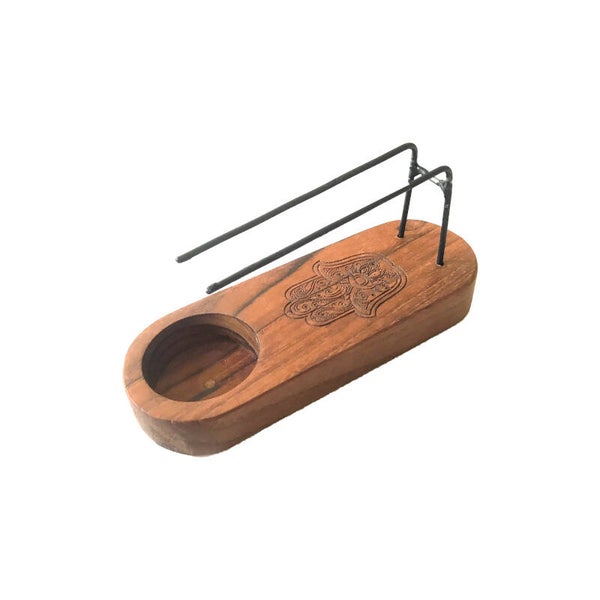 Brûleur Palo Santo - Bois de Teck - Hamsa Design
