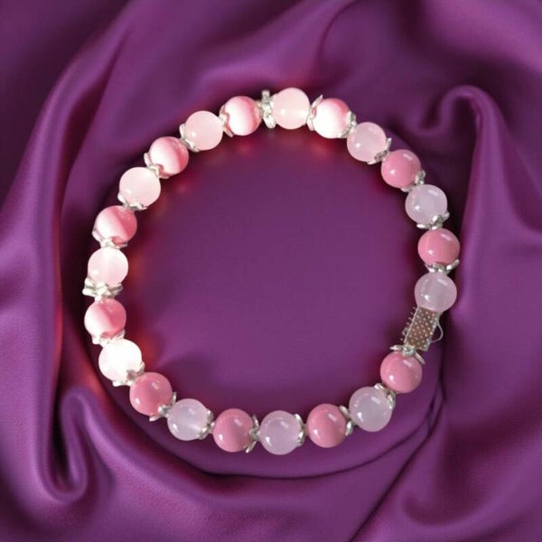 Pink pallet bracelet