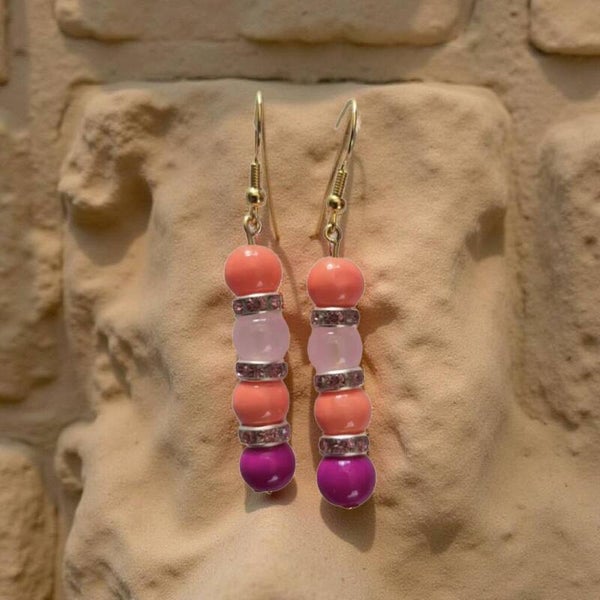 Colourful earrings