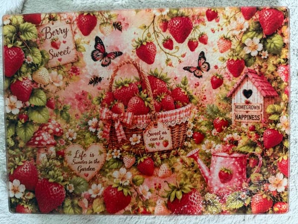 Strawberry Chopping Board