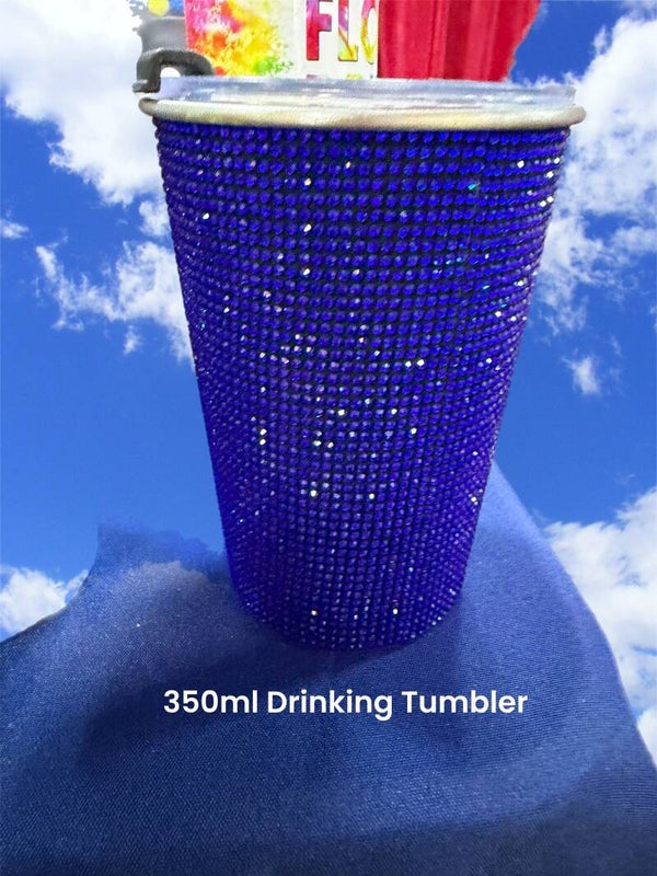 350ml Rhinestone Drinking Tumbler