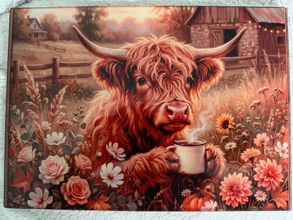 Highland Cow Chopping Board