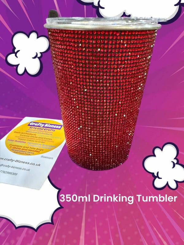 350ml Rhinestone Drinking Tumbler