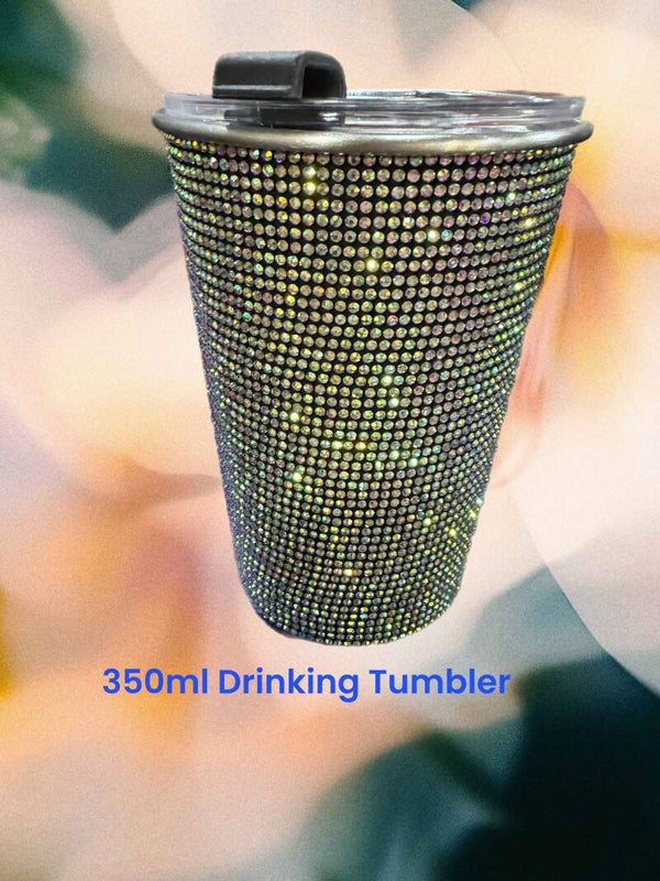 350ml Rhinestone Drinking Tumbler