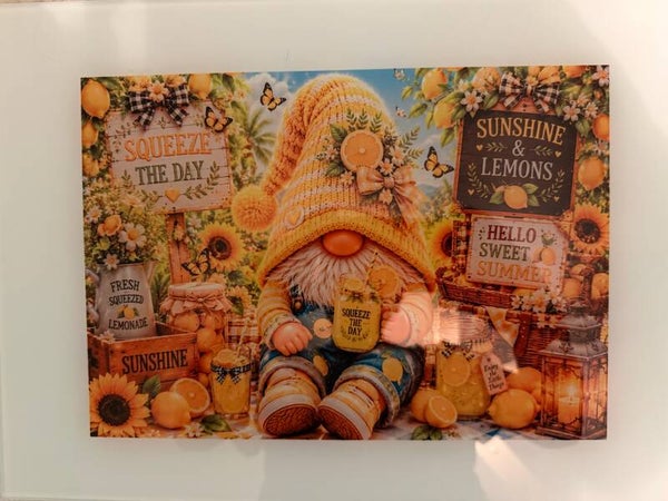 Lemon Gonk Chopping Board