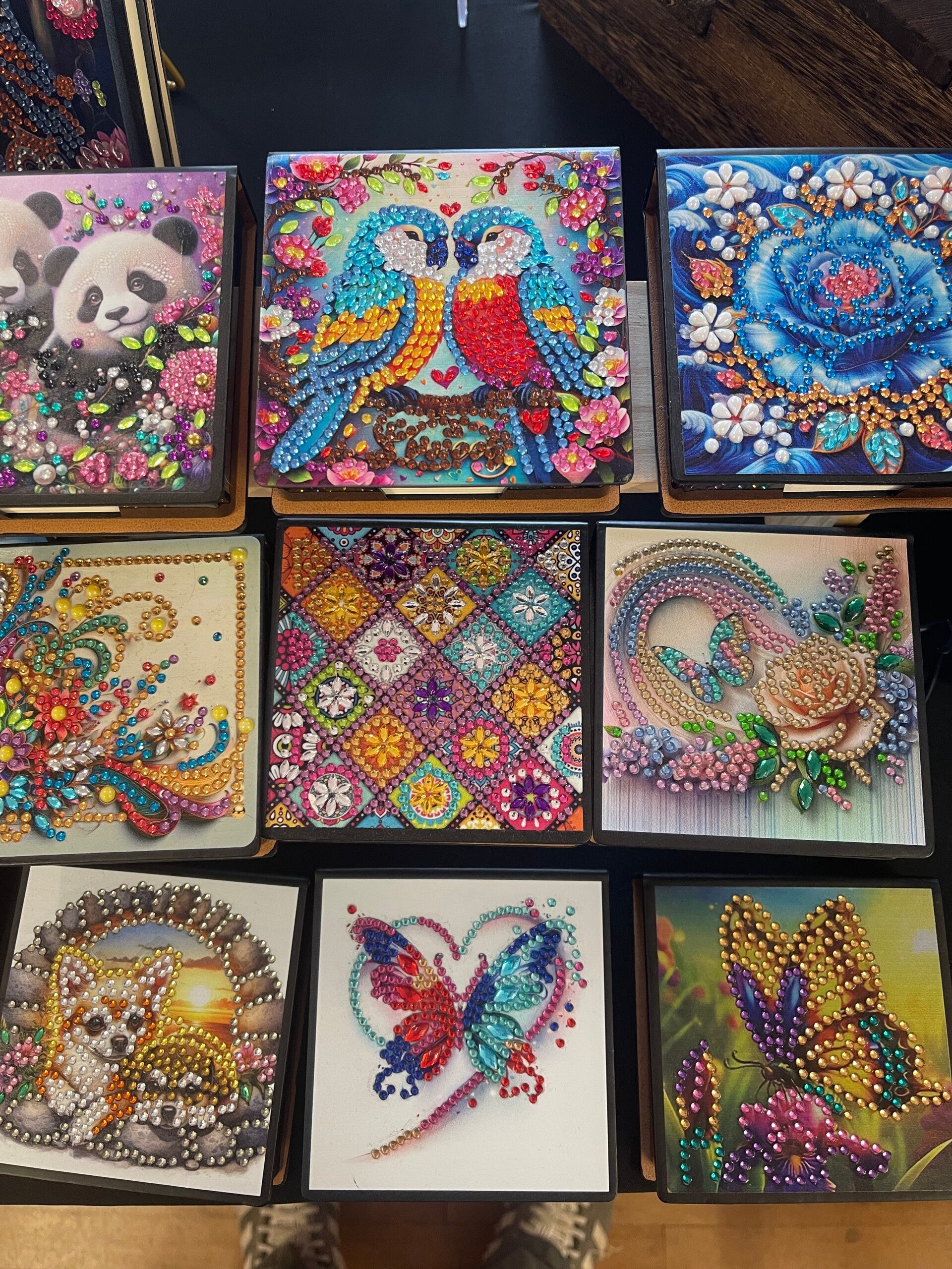 Diamond Art Notelet Holders