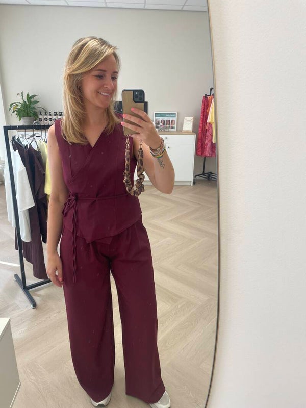 Bordeaux gilet