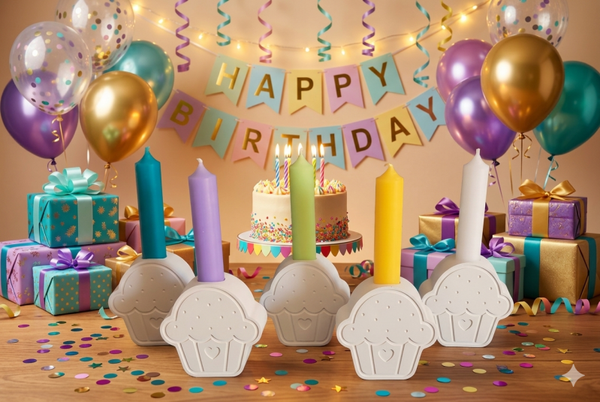 Kerzenhalter Muffin Geburtstag