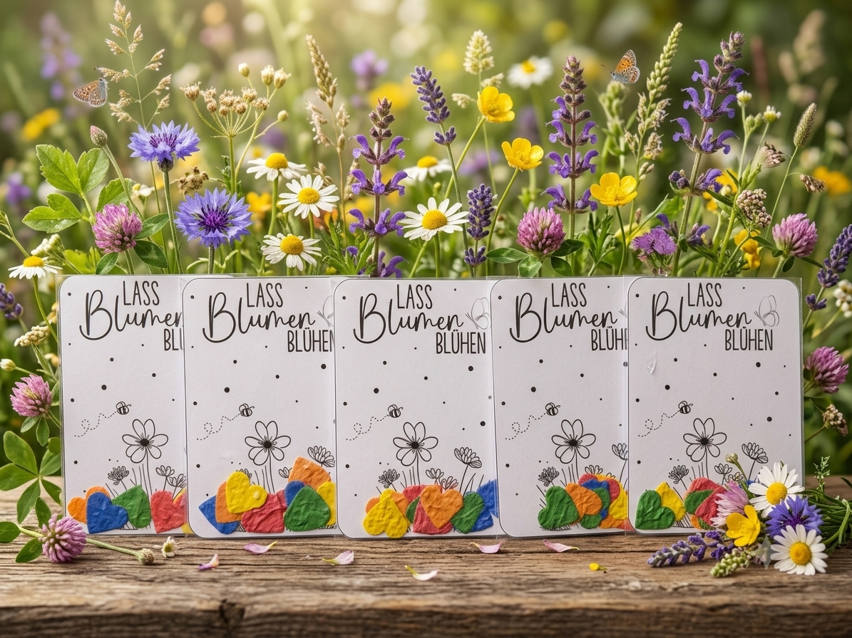 Lass Blumen blühen