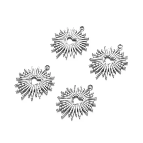 DYO firework heart zilver