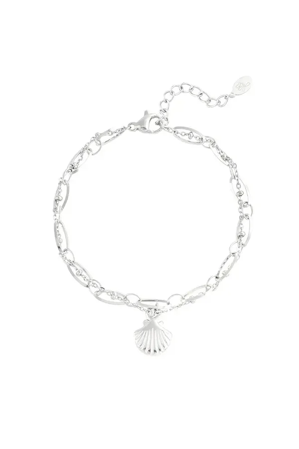 Armband beach vibe zilver