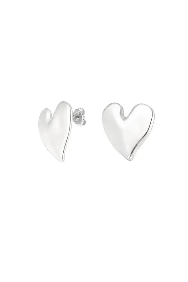Oorbel love zilver