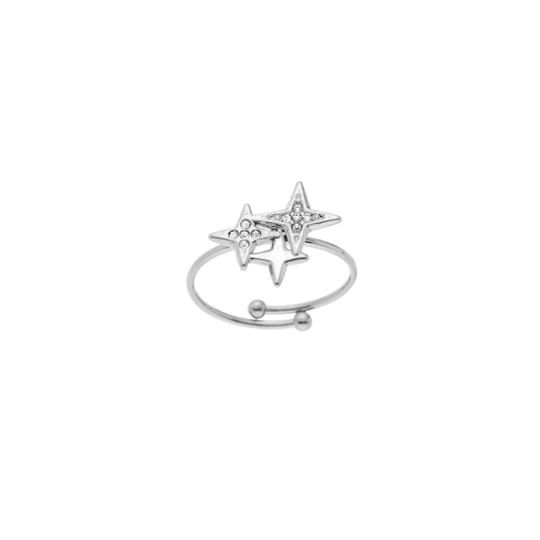 Stars Ring Silver