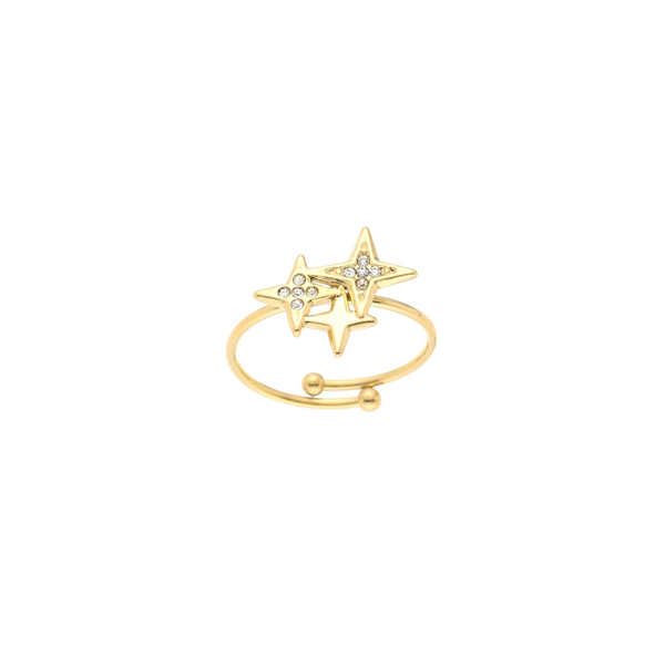 Stars Ring Gold