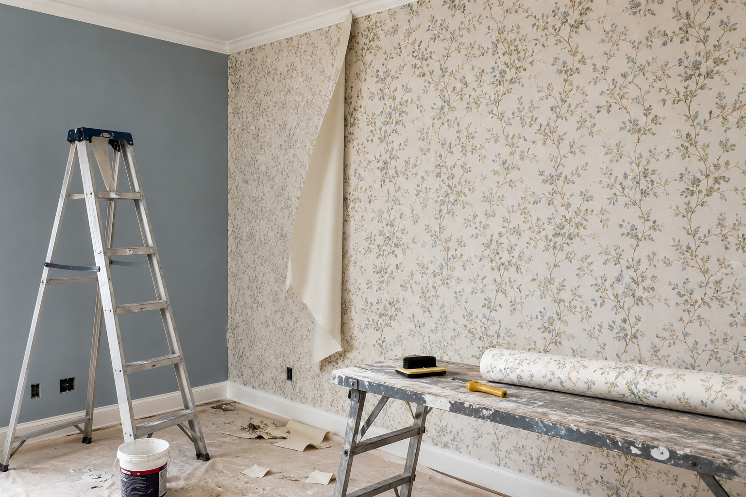 Wallpapering services