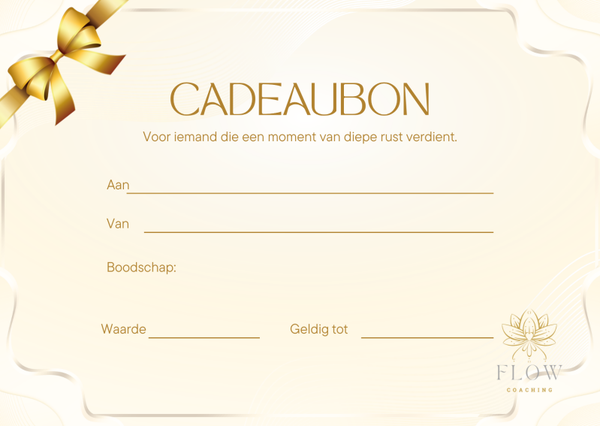 Cadeaubon Flow-Coaching