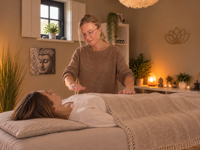 Reiki behandeling door Flow-Coaching in Schilde