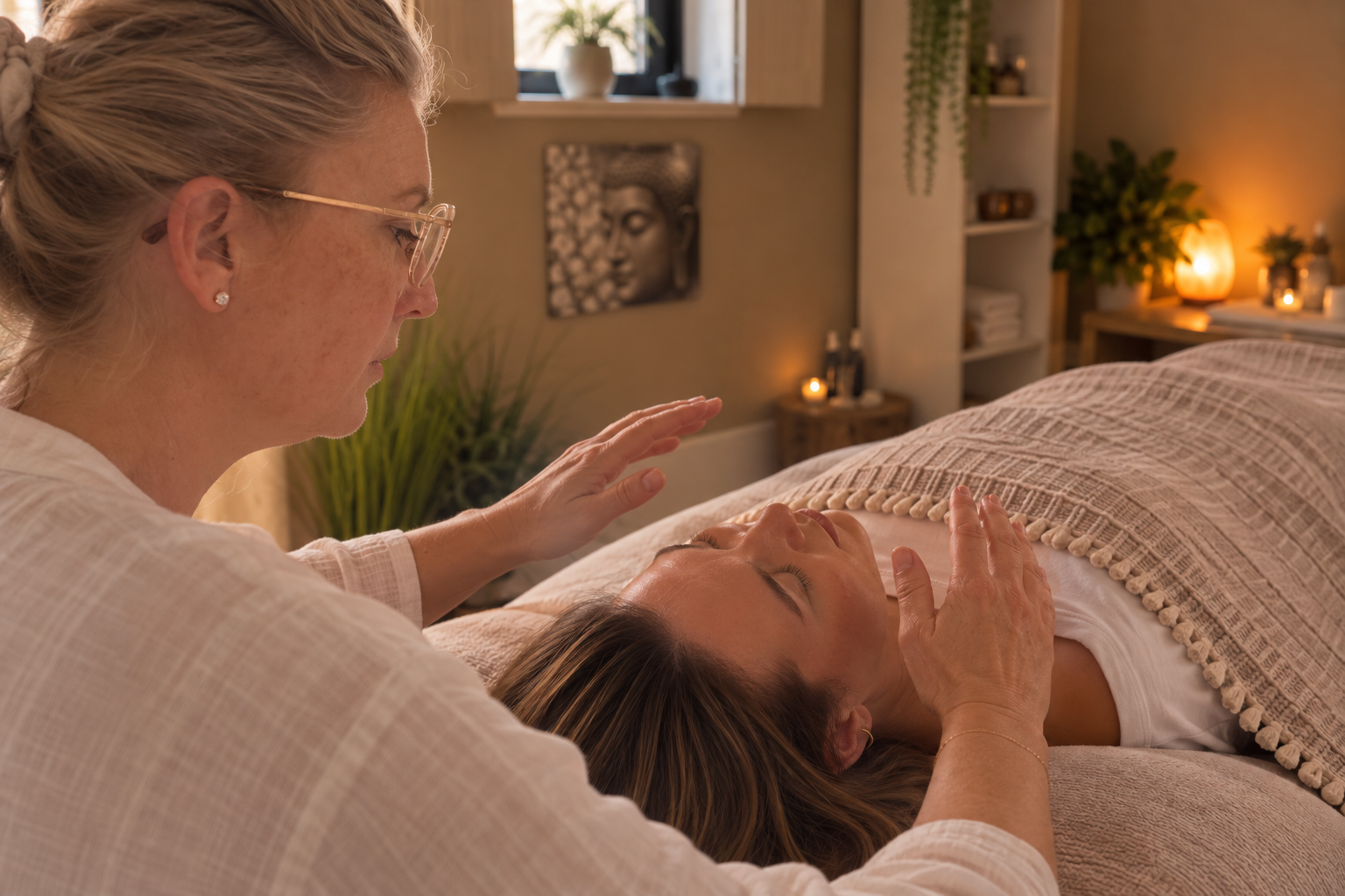 reiki behandeling voor energetische rust en balans in Schilde