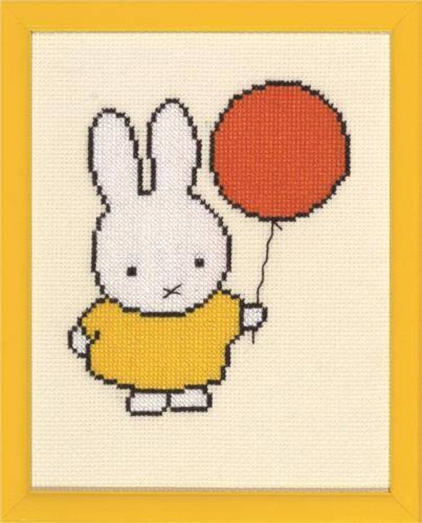 borduurpakket Nijntje met rode ballon