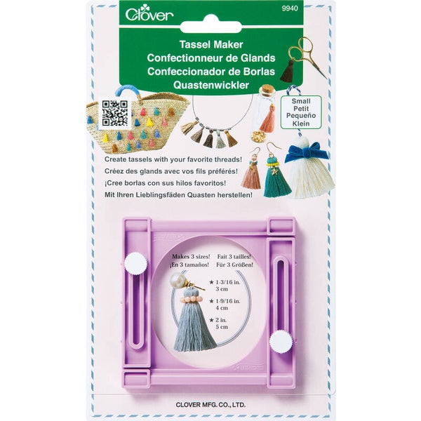 kwasten maker, eenvoudig om kwasten te maken van 3, 4, en 5 cm.