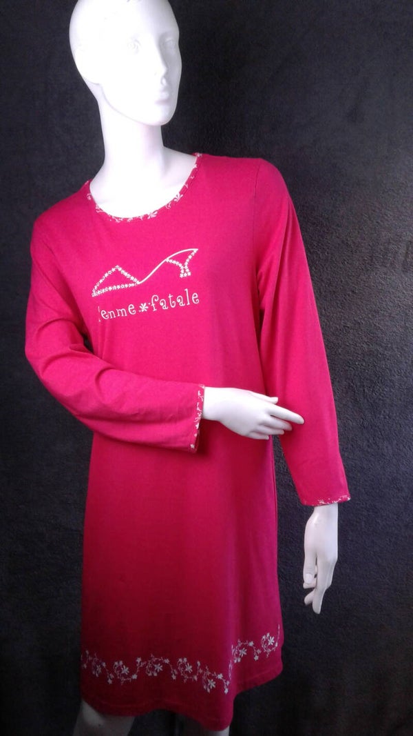 Nachtshirt katoenen tricot