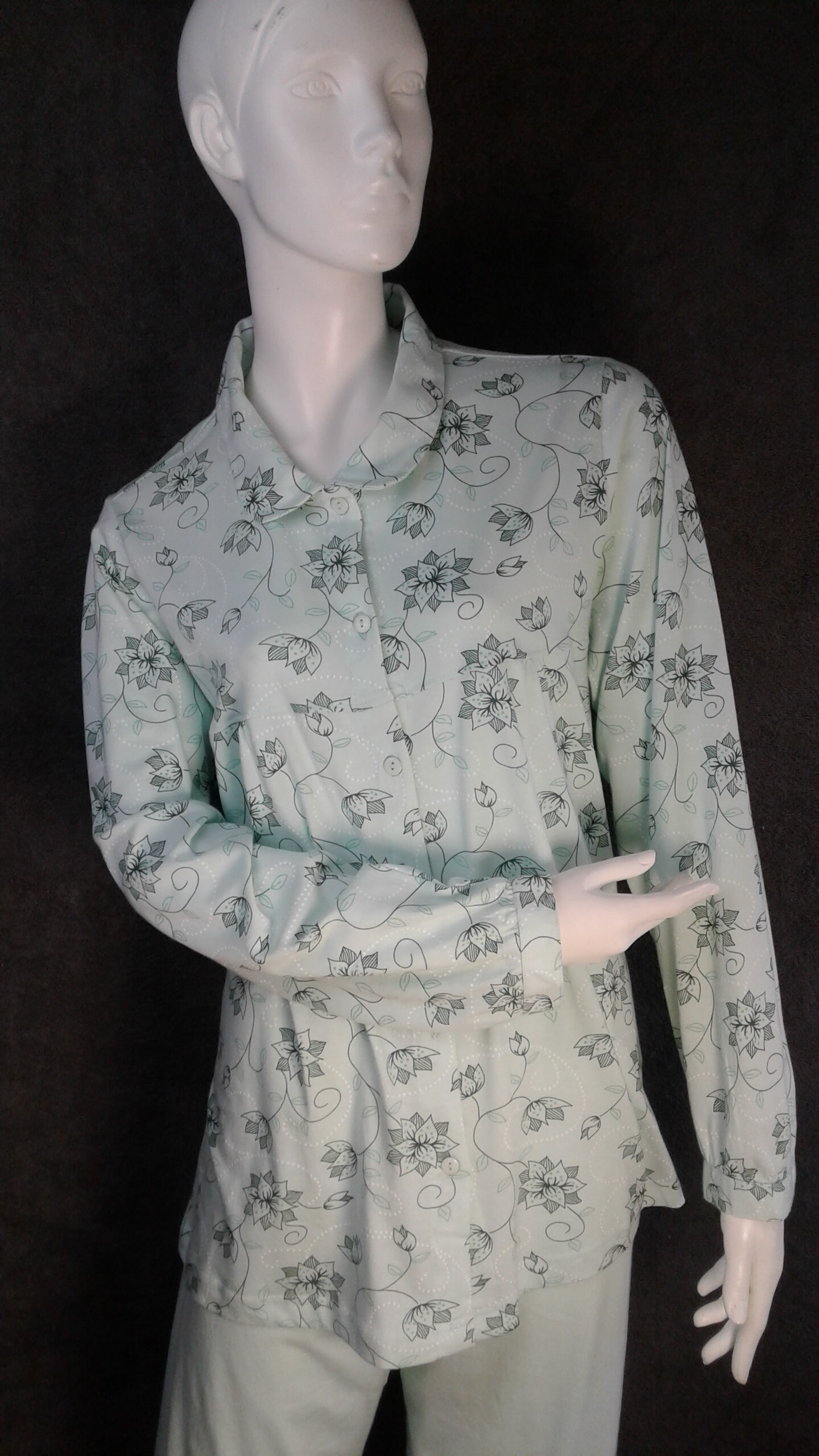 Pyjama tricot Rebalife met knoop sluiting