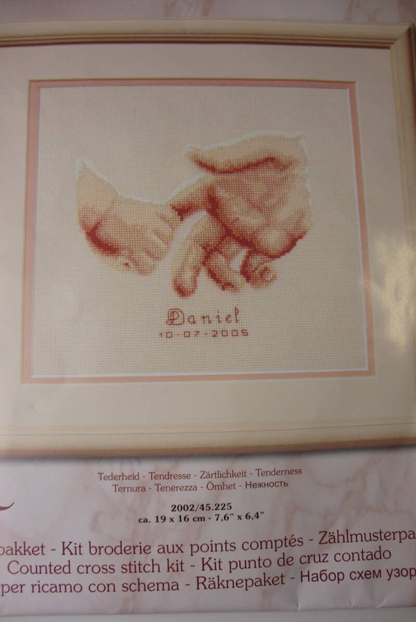 Borduurpakket hand + handje