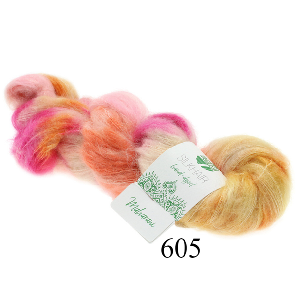 Silk hair Hand dyed 605