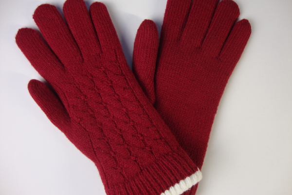 Dames vingerhandschoenen gevoerd