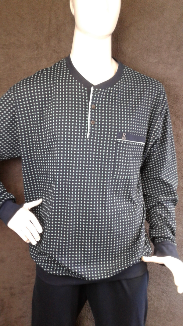 Pyjama Robson tricot met  boordjes