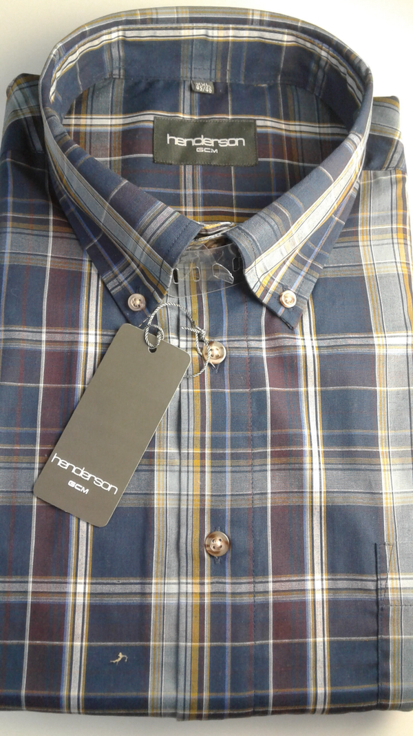 Overhemd lange mouw katoen