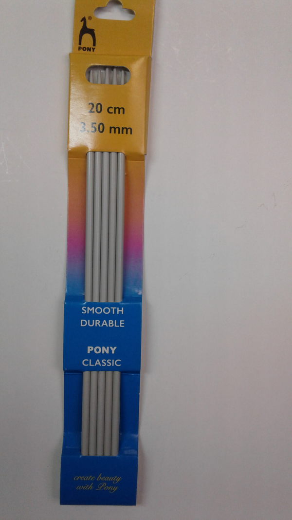 breinaalden zonder knop 20 cm.