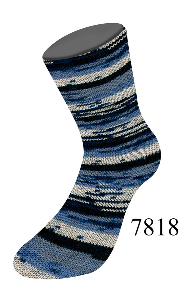 Meilenweit 100 Denim mix 100 gr.