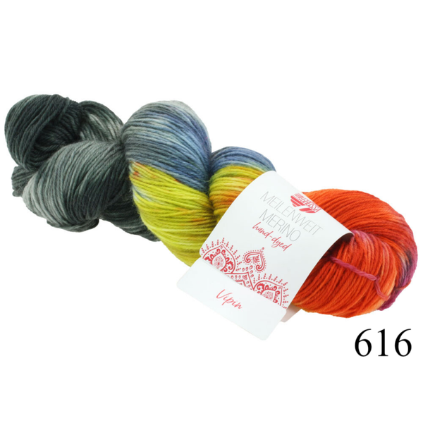 Meilenweit Hand-dyed 100 gr.